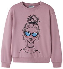 Name It Sweatshirt - NkfVasacha - Lilas/Girl