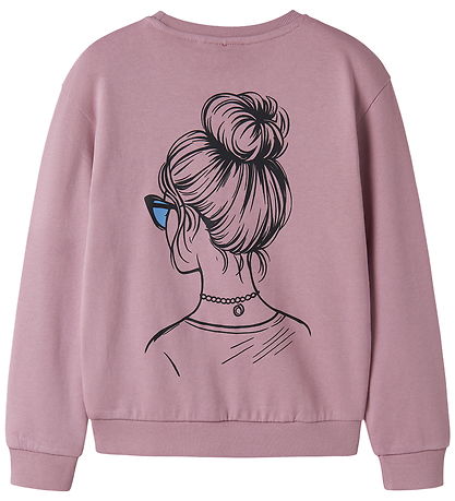 Name It Sweatshirt - NkfVasacha - Lilas/Girl