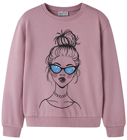 Name It Sweatshirt - NkfVasacha - Lilas/Girl
