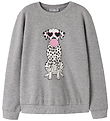 Name It Sweatshirt - NkfVasacha - Grey Melange/Bubble Dog