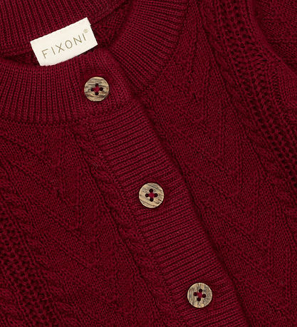 Fixoni Cardigan - Strik - Tibetan Red