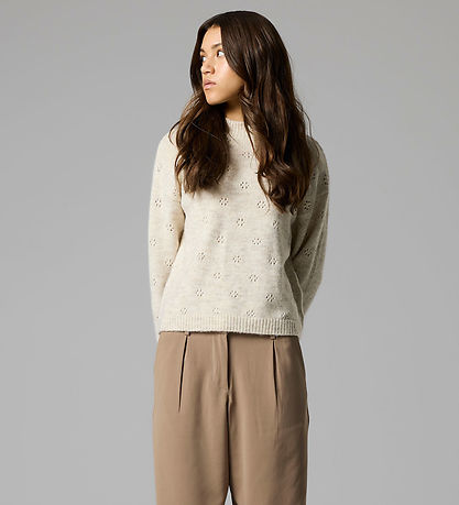 LMTD Bluse - Strik - NlfNamelyn - Oatmeal