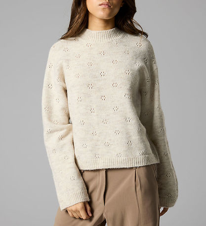 LMTD Bluse - Strik - NlfNamelyn - Oatmeal