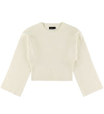LMTD Bluse - Strik - NlfHeavy - Antique White