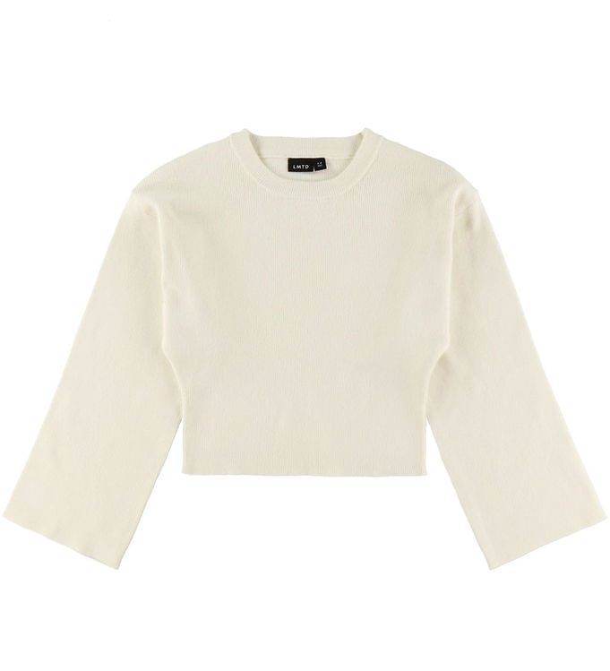 LMTD Bluse - Strik - NlfHeavy - Antique White