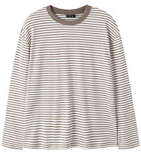 LMTD Bluse - NlfNilan - Pine Bark/Gardenia