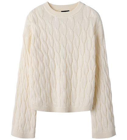 LMTD Bluse - Strik - NlfNatala - Antique White