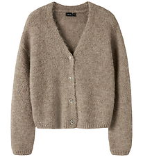 LMTD Cardigan - Strik - NlfBullo - Mocha Meringue