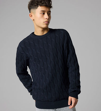 LMTD Bluse - Strik - NlmNaible - Navy Blazer