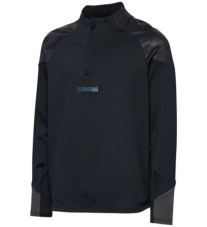 Hummel Bluse - hmlBlaze26 Pro Training Half Zip - Sort