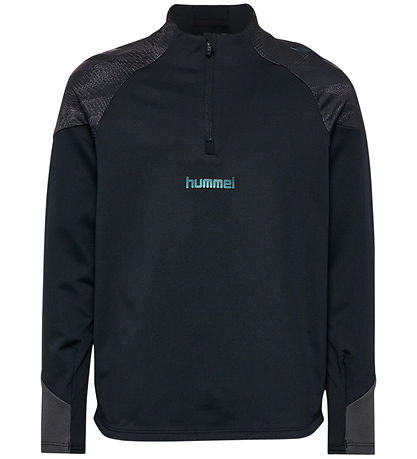 Hummel Bluse - hmlBlaze26 Pro Training Half Zip - Sort