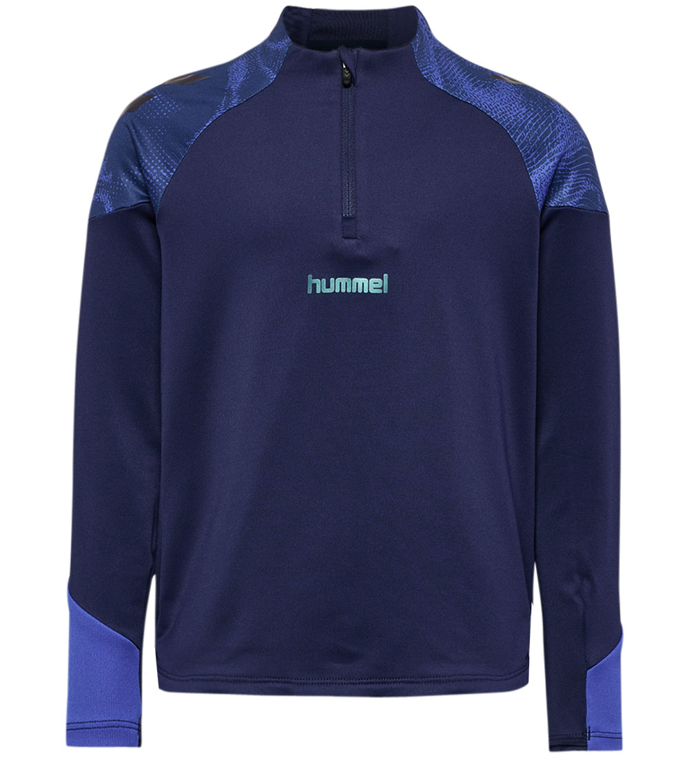 Hummel Bluse - hmlBlaze26 Pro Training Halber Reißverschluss - M - Hummel - 12 Jahre (152) - Blusen