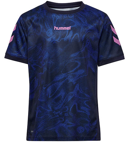 Hummel T-shirt - hmlBlaze Club 26 - Marine/Dazzling Blue