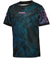 Hummel T-shirt - HmlBlaze - BLACK/PINK