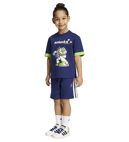 adidas Performance Shortssæt - LK DY TS - Dkblue/Owhite
