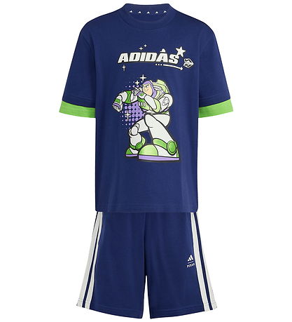 adidas Performance Shortssæt - LK DY TS - Dkblue/Owhite