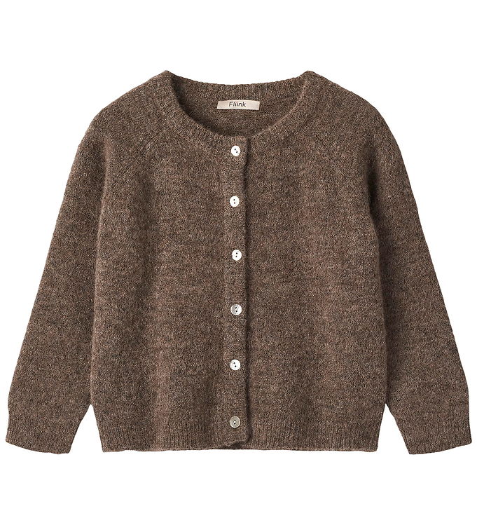 Fliink Cardigan - Uld/Nylon - Star - Carafe