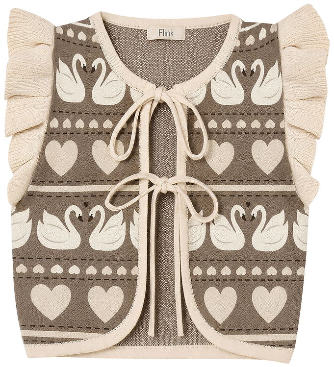 Fliink Vest - Strik - Lovely - Sandshell Multi
