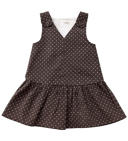Fliink Spencer - Fløjl - Dolly Dot - Coffee Bean Dot