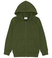 Les Deux Cardigan - Core Contrast - Rifle Green
