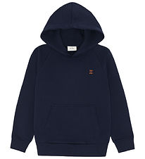 Les Deux Hættetrøje - Core Contrast - Dark Navy Blue