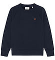 Les Deux Sweatshirt - Core Contrast - Dark Navy Blue