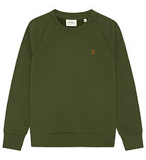 Les Deux Sweatshirt - Core Contrast - Rifle Green