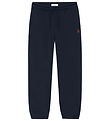 Les Deux Sweatpants - Core Contrast - Dark Navy Blue
