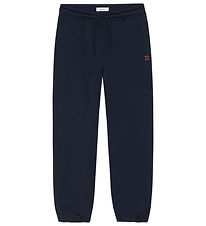 Les Deux Sweatpants - Core Contrast - Dark Navy Blue