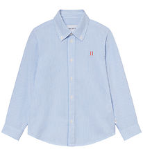 Les Deux Shirt - Konrad Contrast Oxford - Light Blue/White