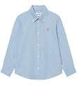 les Deux Skjorte - Konrad Contrast Oxford - Light Blue