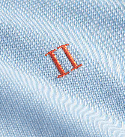 les Deux Skjorte - Konrad Contrast Oxford - Light Blue