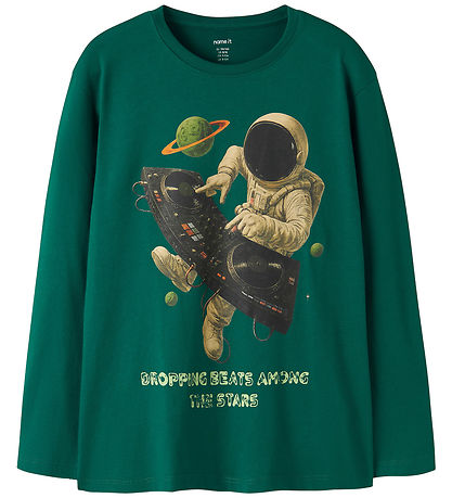 Name It Bluser - 2-pak - NkmVoto - Mermaid/Evergreen Space