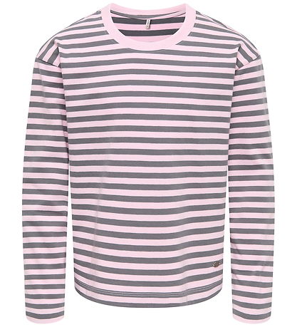 Kids Only Bluse - KogNicca - Parfait Pink/Plum Kitten