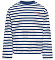 Kids Only Bluse - KogIda - Cloud Dancer/Navy Peony (Ida) Print P