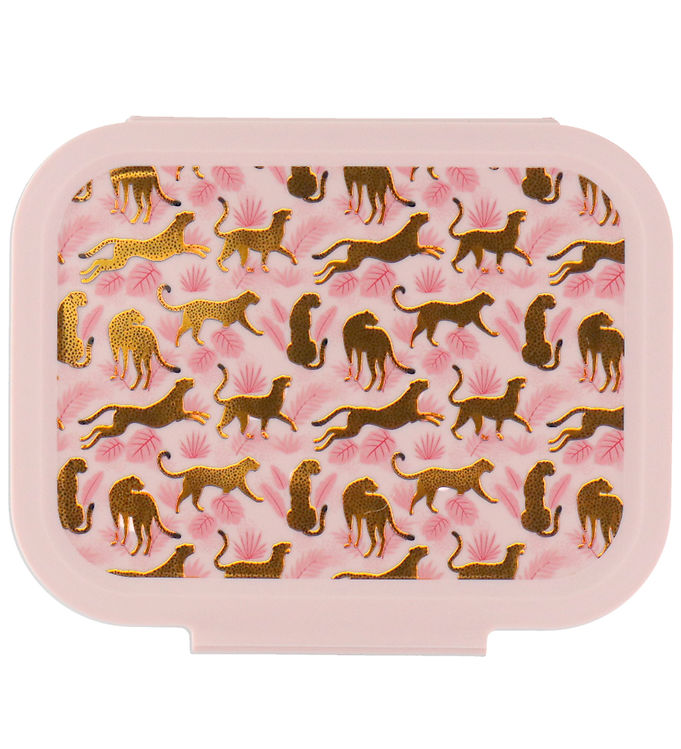 Euromic LUNCH BUDDIES Leopard lunch box w/clip & divider
