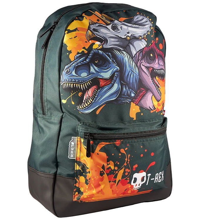 Dinosaur rygsæk med T Rex motiv - 16 liter - 44x30x13 cm