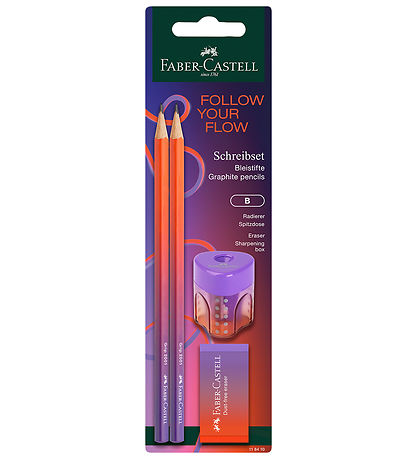 Faber-Castell Skrivesæt - Flow - Punchy Melon