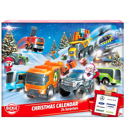 Dickie Toys Julekalender - Køretøjer - 24 Låger