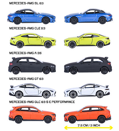 Majorette Biler - 5-pak - Mercedes-AMG