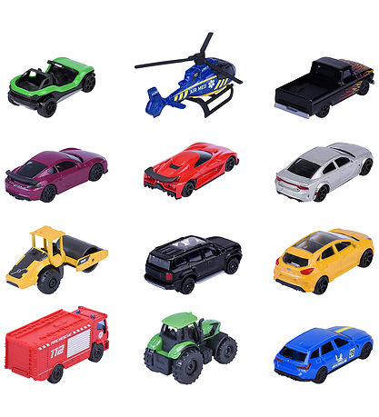 Majorette Biler - 12-pak - Street Cars
