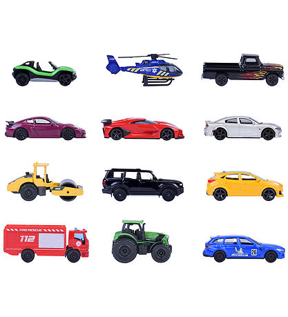 Majorette Biler - 12-pak - Street Cars