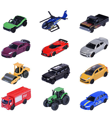 Majorette Biler - 12-pak - Street Cars
