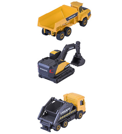 Majorette Arbejdsmaskiner - 3-pak - Volvo