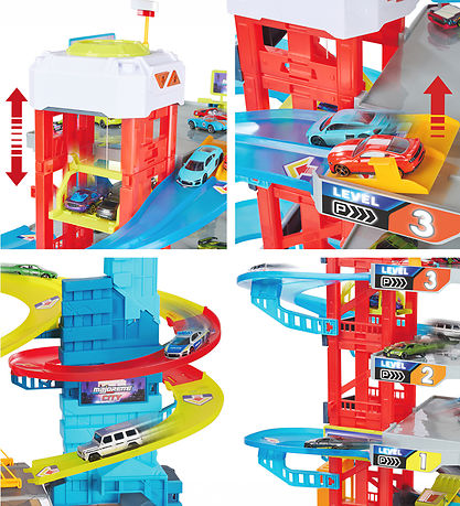 Majorette Parkeringshus - Double Track Garage
