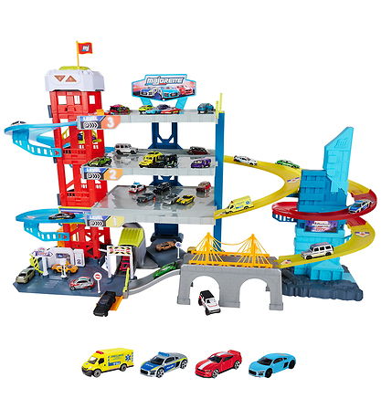 Majorette Parkeringshus - Double Track Garage
