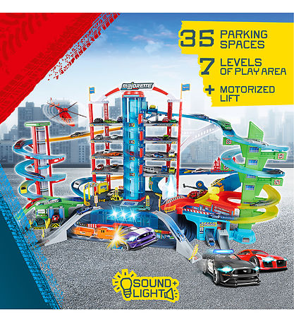 Majorette Parkeringshus - Super City Garage