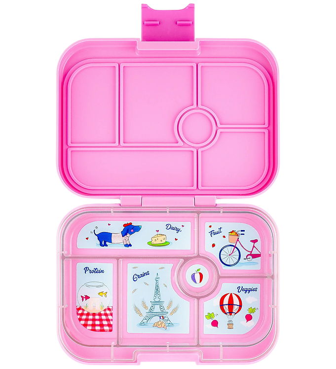 Yumbox Madkasse m. 6 Rum - Bento Original - 662 ml - Power Pink