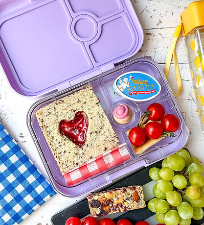 Yumbox Madkasse m. 4 Rum - Bento Panino - Ami Purple Friendship 