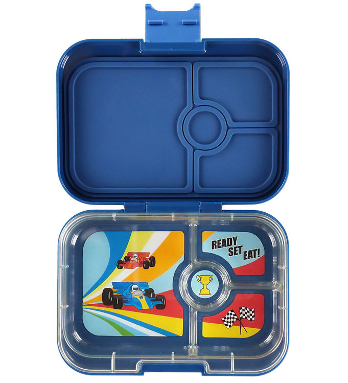 Yumbox Madkasse m. 4 Rum - Bento Panino - 757 ml - Ninja Blue Ra